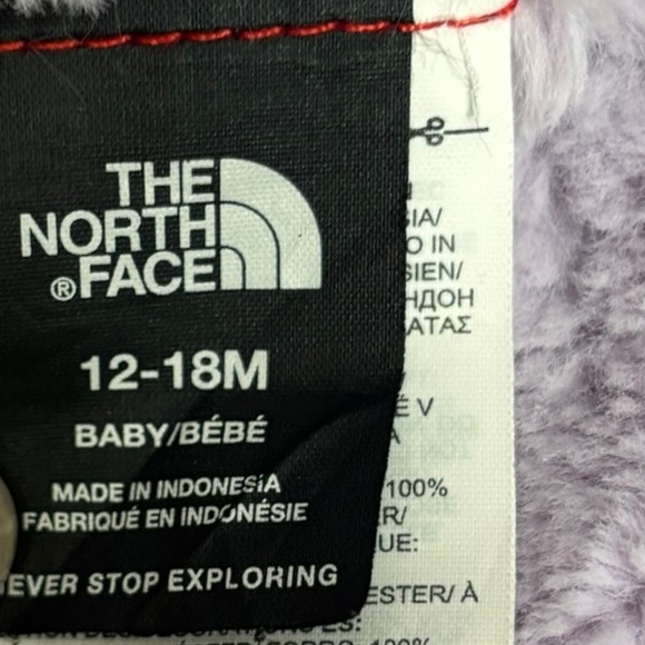 The North Face Reversible Mossbud Jacket Floral Coat Size 12-18M Baby Kids - Picture 4 of 11